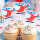 Helicopter Cupcake Toppers