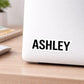 PERSONALIZED NAME STICKER, Name Decal, Personalized Vinyl Name Sticker, Customized Name Stickers, Water bottle sticker, Laptop Decal Sticker