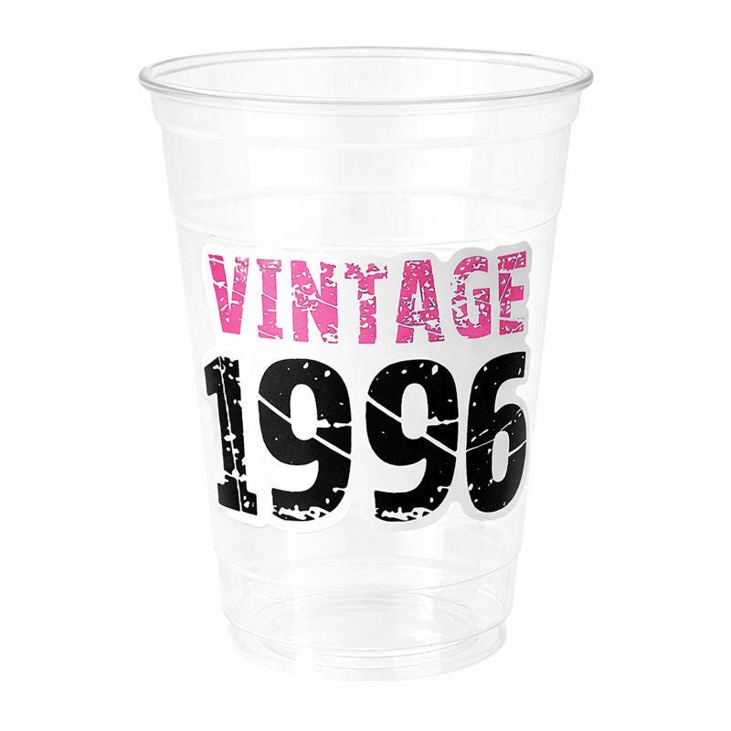 30th PARTY CUPS Vintage 1996 Cups Best of 1996 30th Birthday Party 30th Birthday Favors 30th Party 30th Party Decorations 1996 Birthday Cups