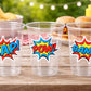 SUPERHERO PARTY CUPS - Superhero Cups Superhero Birthday Superhero Party Superhero Decorations Superhero Party Favors Superhero Cup Favors
