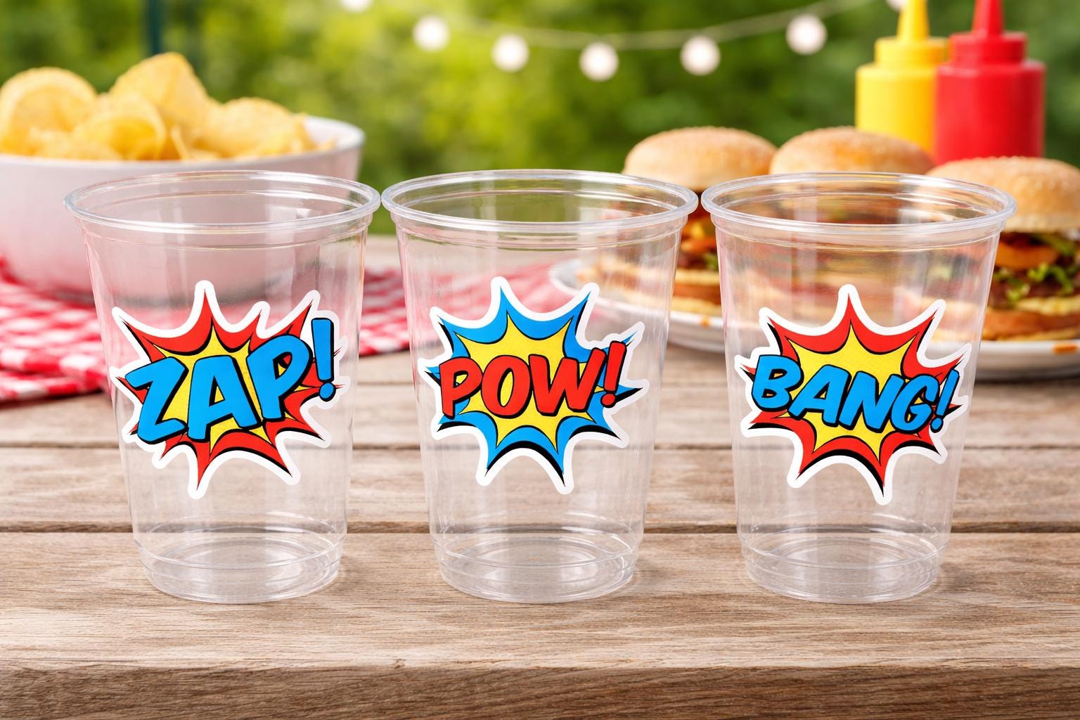 SUPERHERO PARTY CUPS - Superhero Cups Superhero Birthday Superhero Party Superhero Decorations Superhero Party Favors Superhero Cup Favors
