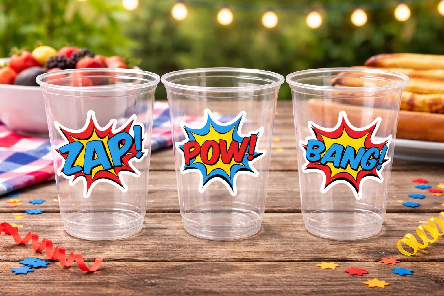 SUPERHERO PARTY CUPS - Superhero Cups Superhero Birthday Superhero Party Superhero Decorations Superhero Party Favors Superhero Cup Favors