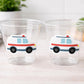 AMBULANCE PARTY CUPS - Emergency Vehicles Birthday Party Decorations Ambulance Birthday Party Party Cups Ambulance Party Favors Party Favors