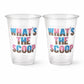 WHAT'S THE SCOOP Ice Cream Cups Ice Cream Gender Reveal Party Ice Cream Baby Shower Pink Blue Ice Cream Baby Shower Ice Cream Party Favors