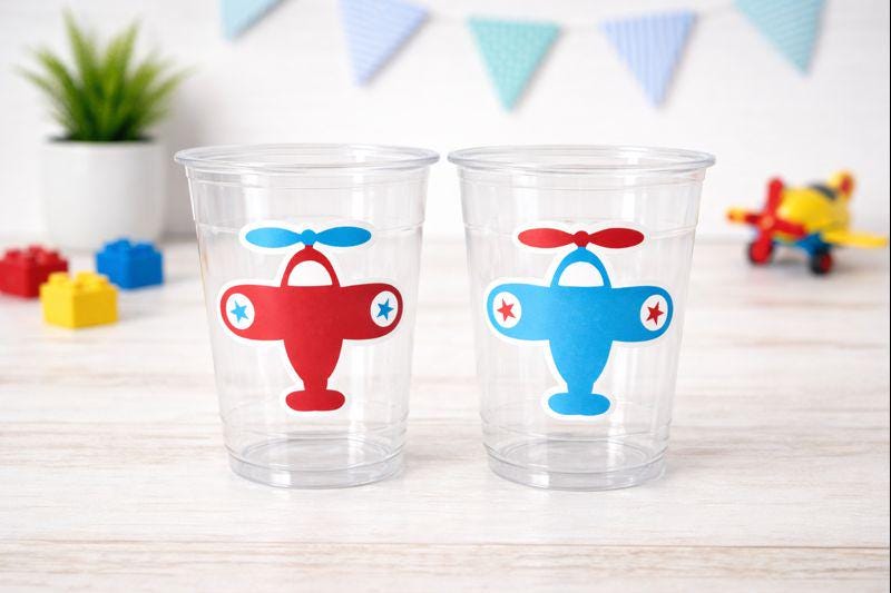 Airplane Party Cups, Airplane Treat Cups, Airplane Party Favors, Airplane Birthday Favors, Plane Party, Plane Birthday Party Cups Decoration