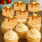 Pancake Cupcake Toppers, Pancakes and Pajamas Decorations, Pancake Cake Toppers, Pancake Party Supplies, Pancake Birthday Party, Sleepover