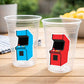 ARCADE PARTY CUPS - Arcade Cups Video Game Party Cups Video Game Cups Level Up Party Decor Gamer Baby Shower Decorations Video Game Birthday