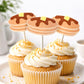 Pancake Cupcake Toppers, Pancakes and Pajamas Decorations, Pancake Cake Toppers, Pancake Party Supplies, Pancake Birthday Party, Sleepover