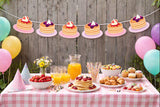 Pancake Garland, Pancake Birthday Banner, Pancake Banner, Pancakes and Pajamas, Slumber Party, Pancake Photo Prop, Pancake Decorations