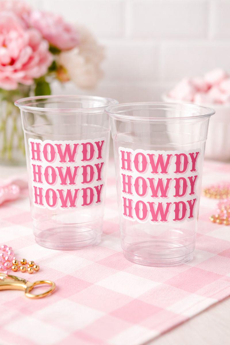 COWGIRL PARTY CUPS - Cowboy Party Cups Cowgirl Cups Cowgirl Party Decorations Cowgirl Bachelorette Party Cowgirl Hat Birthday Rodeo Party