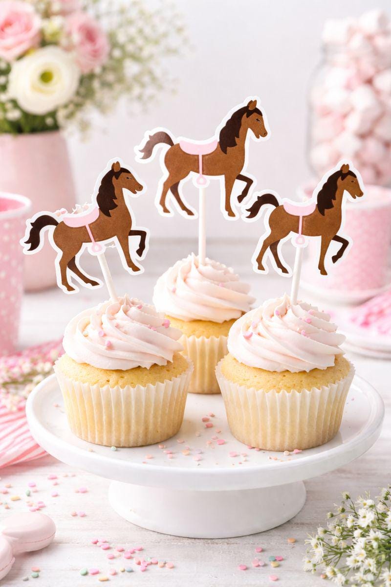 Horse Cupcake Toppers - 313191232P