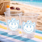 Blue COWBOY PARTY CUPS - Cowboy Cups Cowboy Party Decorations Cowgirl Bachelorette Cow Print Hat Happy Face Cups Cowboy Rodeo Party Cups