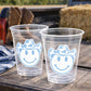 Blue COWBOY PARTY CUPS - Cowboy Cups Cowboy Party Decorations Cowgirl Bachelorette Cow Print Hat Happy Face Cups Cowboy Rodeo Party Cups