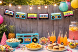 80's garland, 80's banner, 80's birthday banner, 80's party banner, 80's decorations, 80's party, Cassette Tape Banner, Cassette Tape