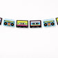 80's garland, 80's banner, 80's birthday banner, 80's party banner, 80's decorations, 80's party, Cassette Tape Banner, Cassette Tape