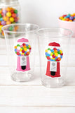 Gumball Party Cups | Gumball Birthday Cups | Candy Party Cups | Gum Ball Dessert Table Cups | Candy Theme Party Cups