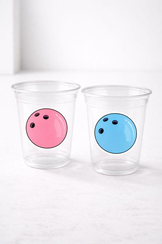 BOWLING PARTY CUPS - Bowling Birthday Cups Bowling Cups First Birthday Bowling Party Decorations Bowling Bowling Cups Bowling Party Favors