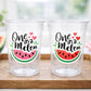 WATERMELON PARTY CUPS - Watermelon Party Favors Watermelon Treat Cups Watermelon Birthday One in a Melon First Birthday 1st Birthday