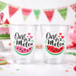 WATERMELON PARTY CUPS - Watermelon Party Favors Watermelon Treat Cups Watermelon Birthday One in a Melon First Birthday 1st Birthday