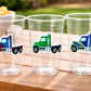 SEMI TRUCK PARTY Cups - Semi Truck Treat Cups Semi Truck Birthday Semi Truck Party Semi Truck Party Favors, Semi Truck Cup Semi Truck Favors