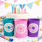 DONUT PARTY CUPS- Donut Birthday Party Donut Grow Up Donut Party Decoration Donut Birthday Decoration Donut First Birthday Donut Baby Shower