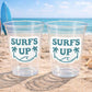 Surf Birthday Cups, The Big One Cups, 1st Birthday Party Cups, Surf Birthday Party Favors, Boy Surfing Cups, Surfs Up, Surfer, Catch A Wave