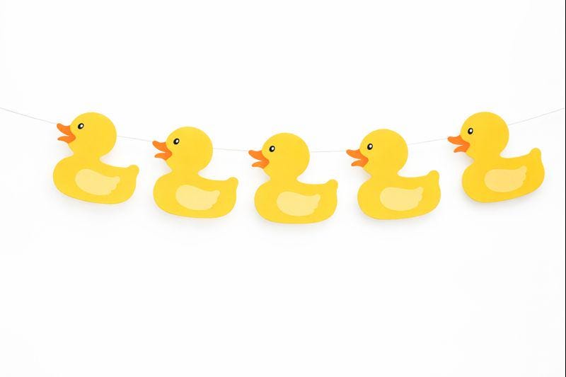 Rubber Duck Banner, Rubber Duck Garland, Rubber Duck Decorations, Rubber Duck Baby Shower, Rubber Duck Photo Prop, Rubber Duck Birthday