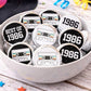 180 - 40th Birthday Cassette Tape Stickers 40th Birthday Party Favor Stickers for Candy Vintage 1983 40th Birthday Best of 1983 Birthday
