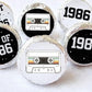 180 - 40th Birthday Cassette Tape Stickers 40th Birthday Party Favor Stickers for Candy Vintage 1983 40th Birthday Best of 1983 Birthday