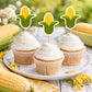 Corn Cupcake Toppers Corn Birthday Corn Party Decorations Fall Party Cupcake Toppers