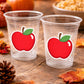 APPLE Cups, Apple, Birthday, Apple Party, Teacher Party, Back to School Cups, School Party, School Decorations, Teacher's Gift, Snack Cups