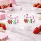 STRAWBERRY PARTY CUPS - Strawberry Birthday Cups Strawberry Cups First Birthday Strawberry Party Decorations Strawberry Baby Shower