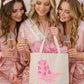 Personalized Name Tote, Bridesmaid Tote, Bridesmaids Totes, Cowgirl Bachelorette Gifts, Cowgirl Bachelorette Tote Bags, Bridesmaid Gift Tote