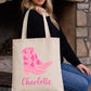 Personalized Name Tote, Bridesmaid Tote, Bridesmaids Totes, Cowgirl Bachelorette Gifts, Cowgirl Bachelorette Tote Bags, Bridesmaid Gift Tote