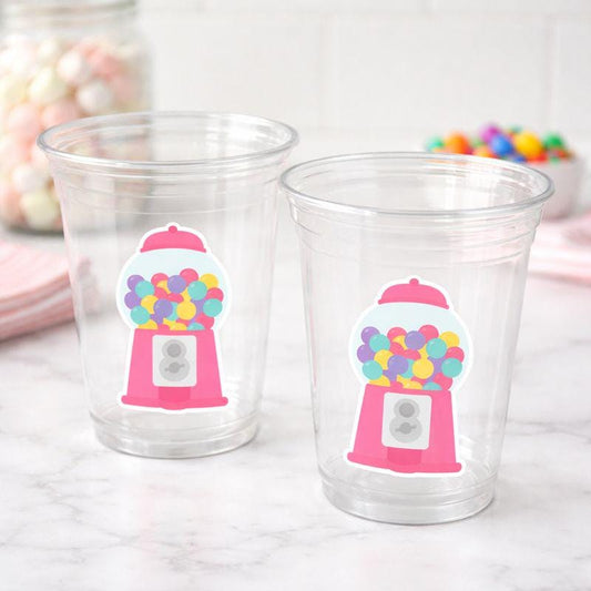 GUMBALL PARTY CUPS - Gumball Birthday Gumball Party Gum Ball Cups Candy Birthday Candy Cups Dessert Table Cups Sweets Table Cups Candy Gum