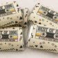 30 - Tan 40th Birthday Cassette Tape Stickers 40th Birthday Stickers or Mini Candy Bar Wrapper Vintage 40th Birthday Best of 1986 Birthday