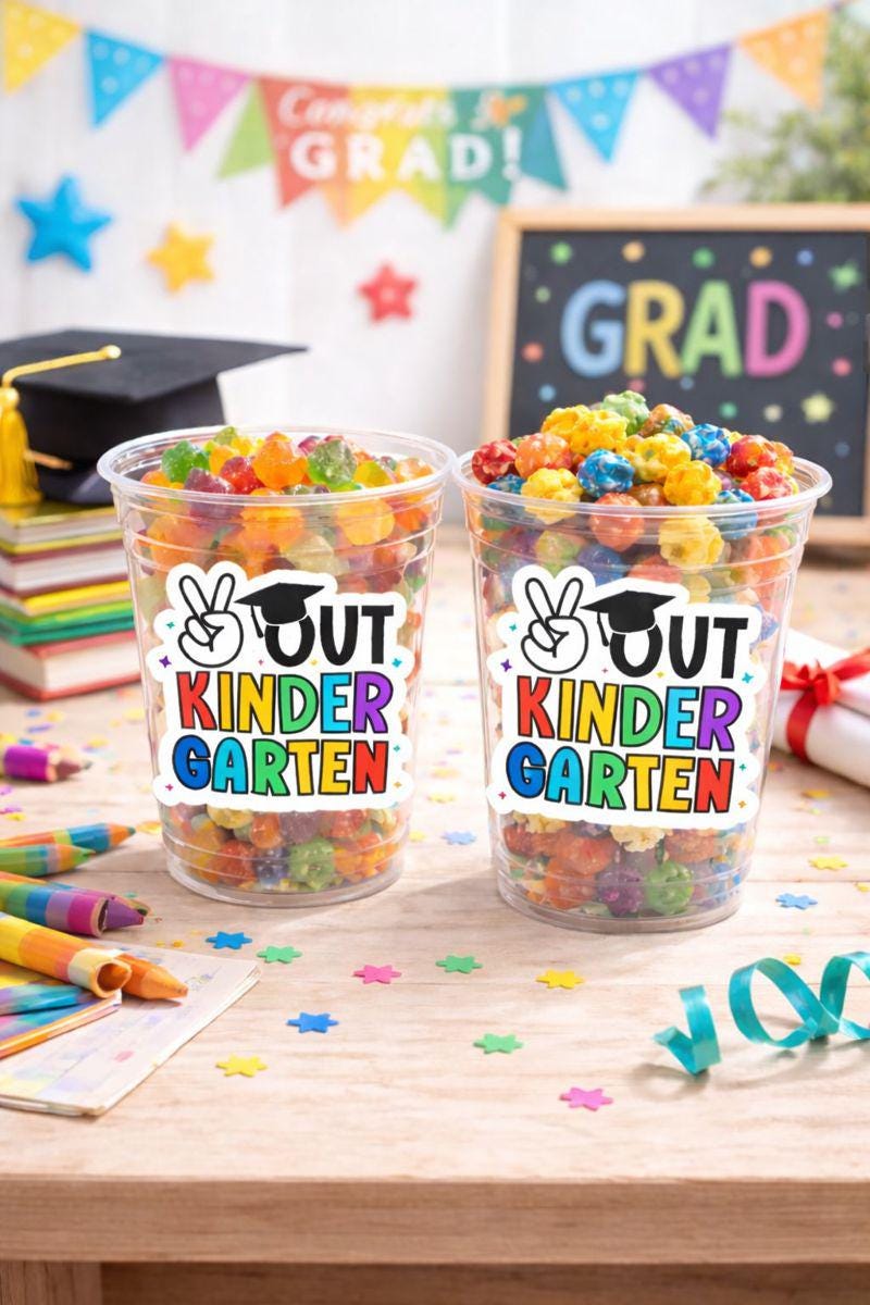 KINDERGARTEN GRADUATION CUPS - Kindergarten Graduation Cups 2026 Graduation Cups Graduation Party Graduation 2026 Party Favors Kinder Party