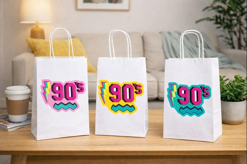 90's PARTY BAGS - 90s Party Goody Bags I Love The 90s Birthday 90s Goody Bags 90s Favor Bags 90s Party Favors 90s Birthday Party Decorations