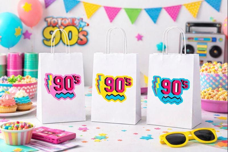 90's PARTY BAGS - 90s Party Goody Bags I Love The 90s Birthday 90s Goody Bags 90s Favor Bags 90s Party Favors 90s Birthday Party Decorations