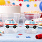 AMBULANCE PARTY CUPS - Emergency Vehicles Birthday Party Decorations Ambulance Birthday Party Party Cups Ambulance Party Favors Party Favors