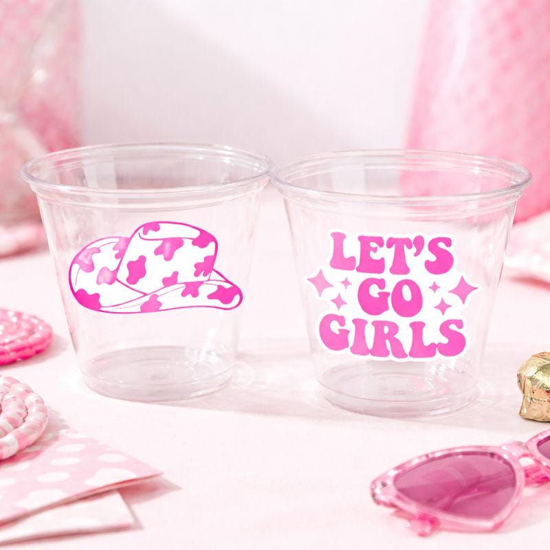 COWGIRL PARTY CUPS - Cowgirl Cups Cowgirl Party Decorations Cowgirl Baby Shower Decorations Baby Sprinkle Cowgirl Boots Birthday Decor Favor