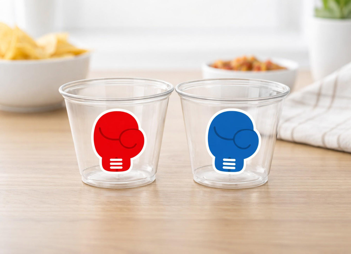 BOXING PARTY CUPS - Boxing Birthday Party Boxing Party Favors Boxer Party Boxer Birthday Decorations Boxer Cups Boxing Cup Boxing Glove Cups