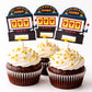 Casino Cupcake Toppers Casino Party Casino Night Casino Party Decorations Slot Machine Cupcake Toppers Slot Casino Birthday Slot Machine
