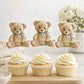 Teddy Bear Cupcake Toppers Teddy Bear Baby Shower Cupcake Toppers Teddy Bear Cake Toppers Teddy Bear Birthday Decorations Teddy Bear Party
