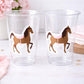 HORSE PARTY CUPS Horse Cups Horse Party Decorations Horse Baby Shower Horse Party Favors Derby Cowgirl Baby Shower Equestrian Party Cups