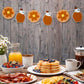 Pancake and Syrup Garland, Pancake Garland, Pancake Banner, Pancakes and Pajamas, Slumber Party, Pancake Photo Prop, Pancake Decorations