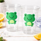FROG PARTY CUPS - Frog Cups Frog Birthday Cup Frog Baby Shower Frog Cups Frog Birthday Frog Party Frog Party Decorations Frog Party Supplies