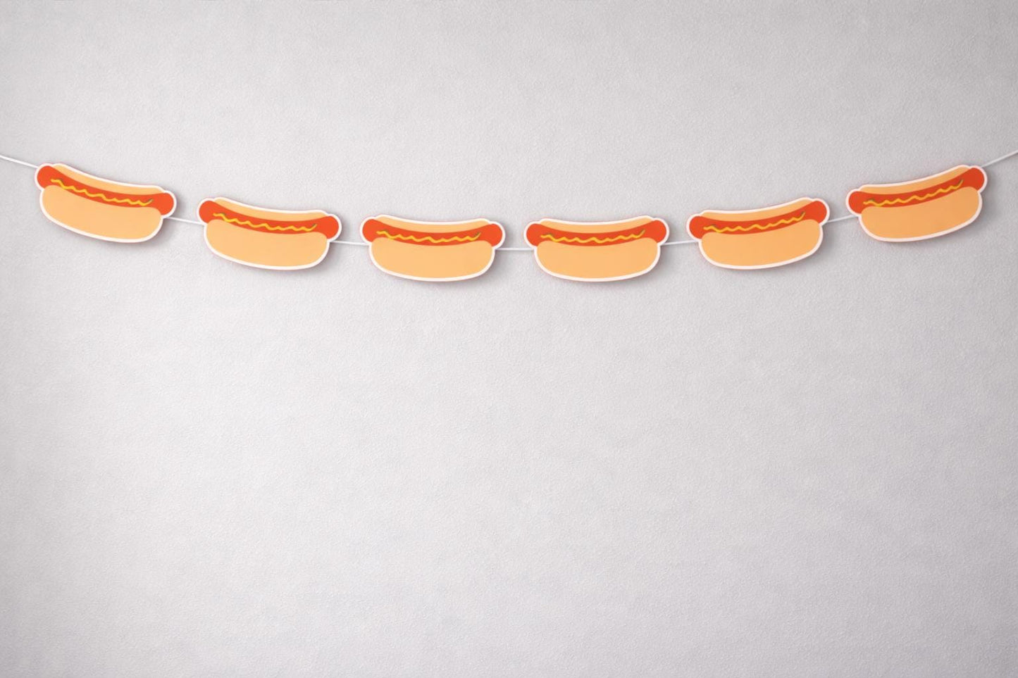 Hot Dog Garland / Hot Dog Banner, Fast Food Banner, Fast Food Garland, Photo Prop