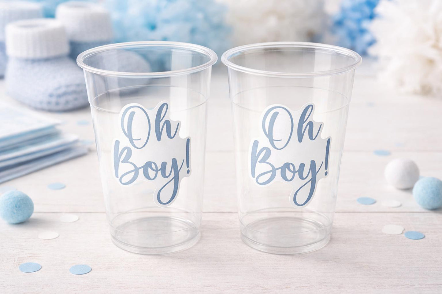 Oh Boy Cups Oh Boy Baby Shower Favors Oh Boy Oh Boy Baby Shower Decorations Boy Baby Shower Party Cups Boy Baby Shower Party Favors Cups