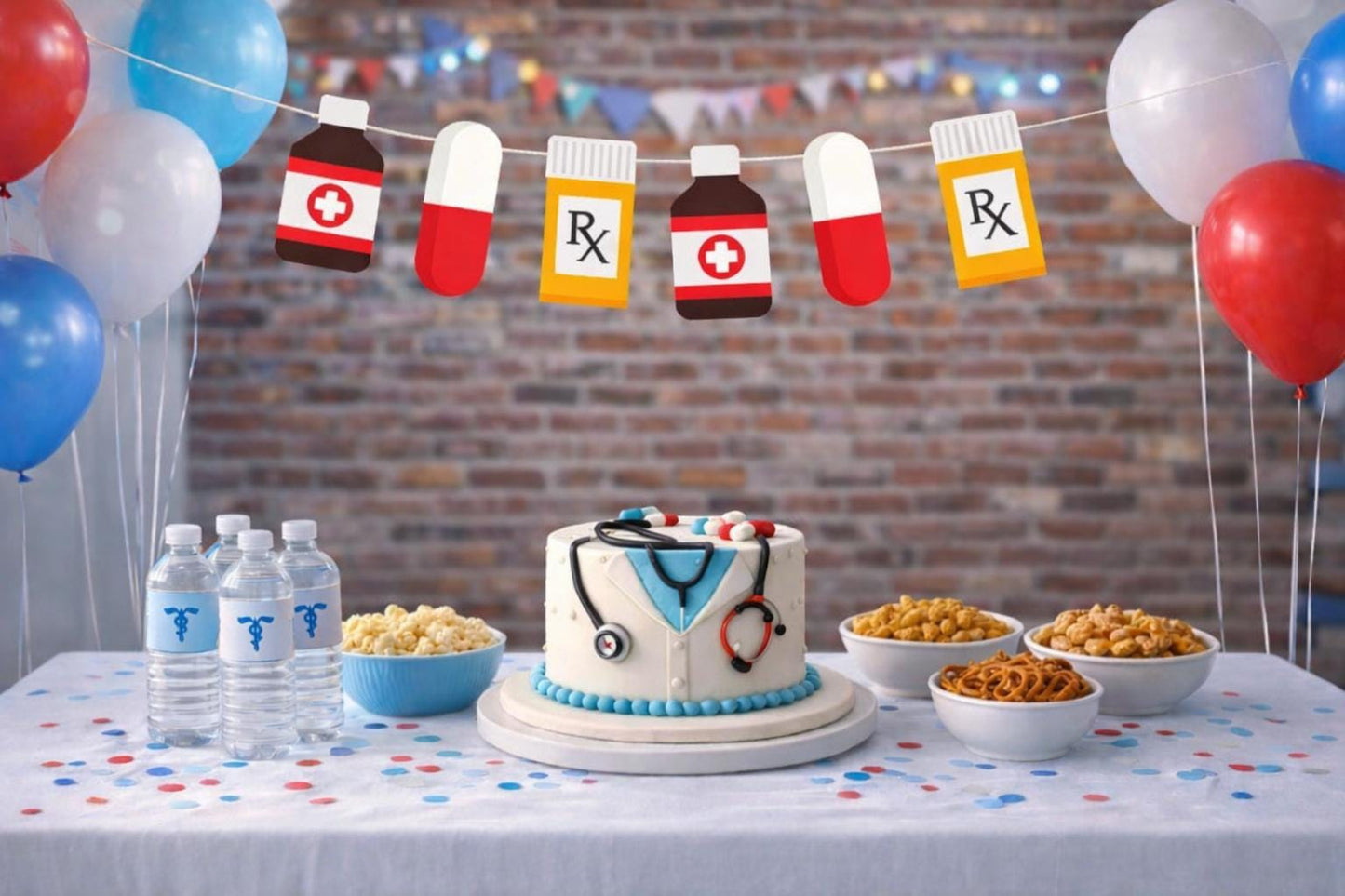 Nurse Banner, Nurse Garland, RN Banner, RN Garland, Medical School, Party Decorations nurse party RN Party Nursing Graduation Pharmacy Party